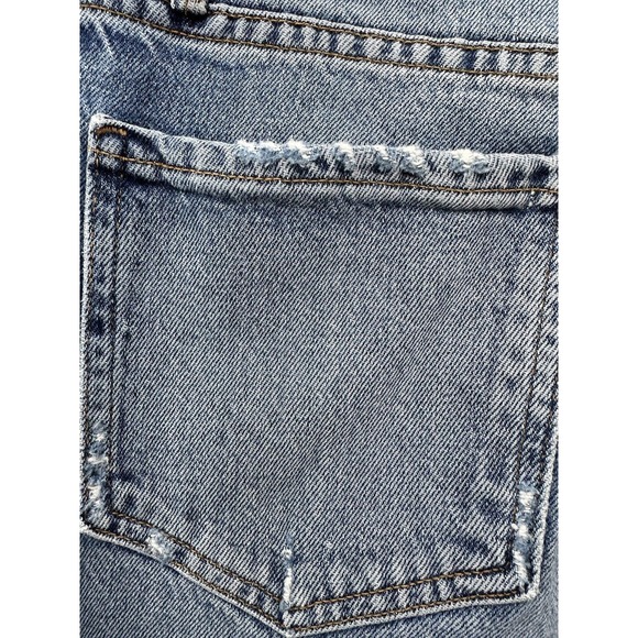 Frame Denim Heritage Le Sylvie Slender Straight Jeans High Rise Med Wash Sz 23 - Picture 13 of 15